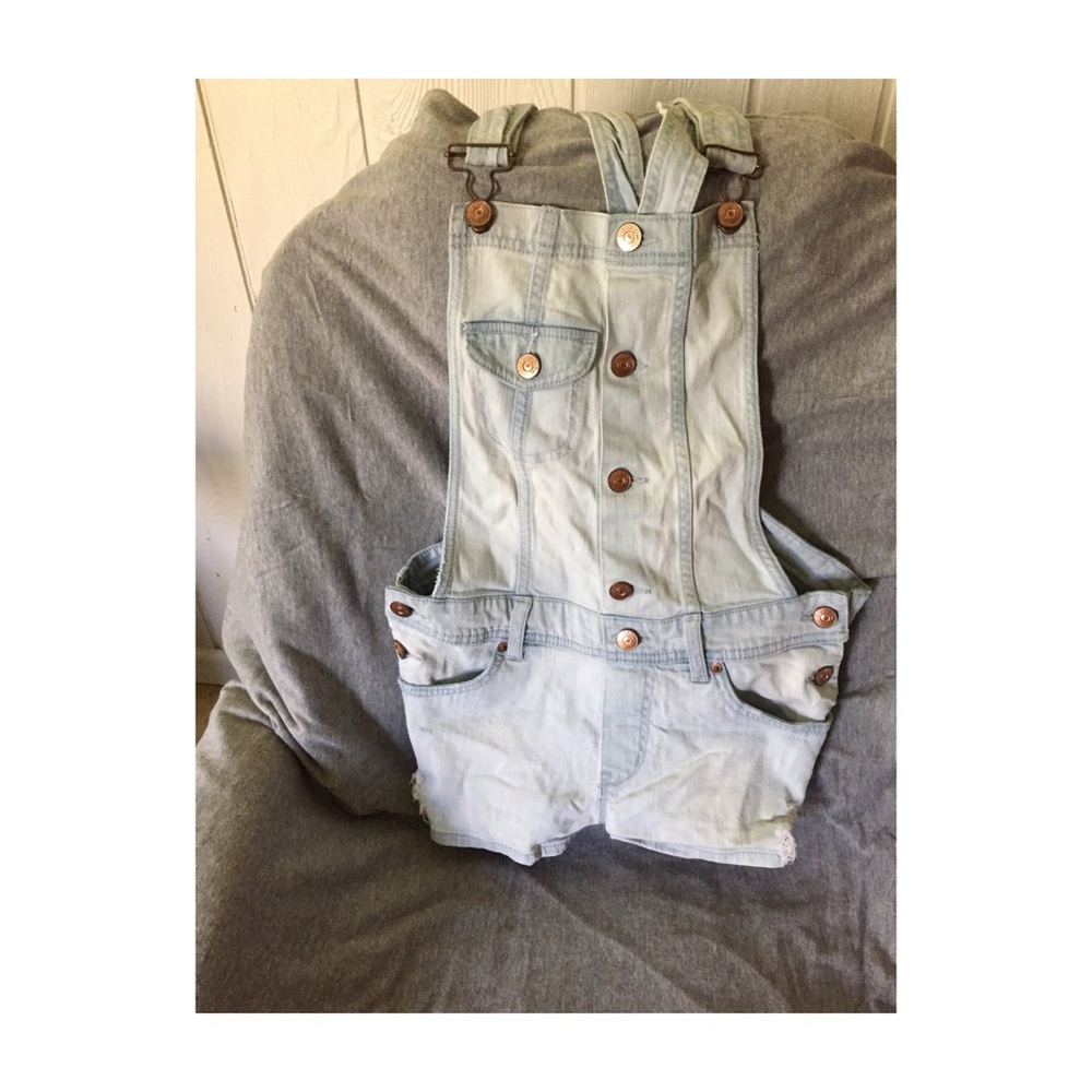 H & M Jean overall shorts or shortalls